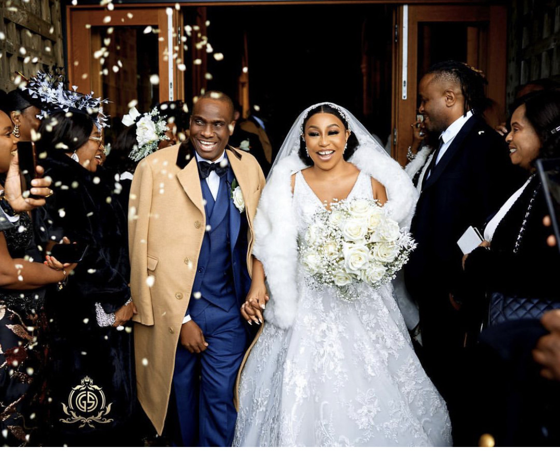 Beautiful wedding picture of Rita Dominic and Fidelis