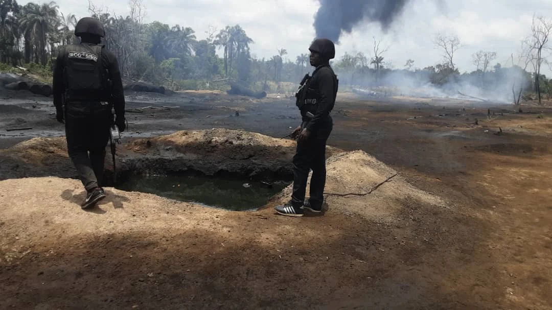 NSCDC uncovers illegal refinery in Imo